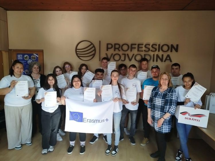 Öt szakma, két ország, egy sikeres út – Oklevélátadás az Erasmus+ program zárásaként